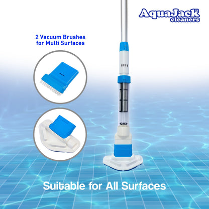 Aquajack 127 Portable Rechargeable Spa And Pool Vacuum Cleaner